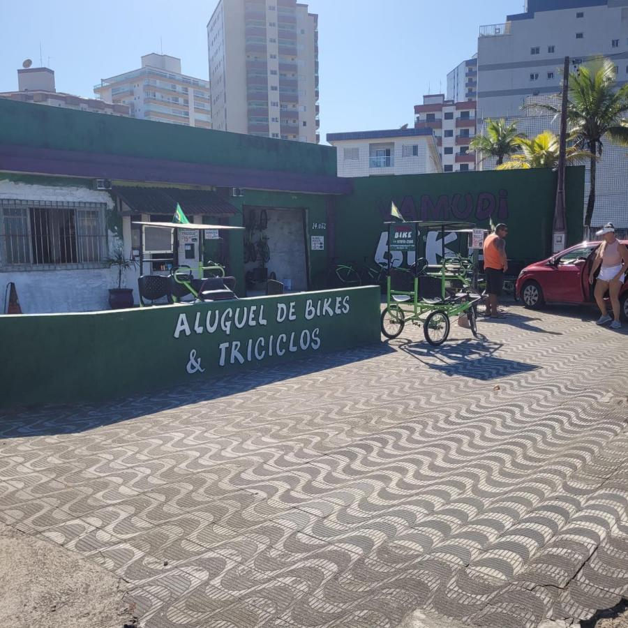 Kitnet Frente Pro Mar Em Vila Caicara, Portaria 24 Hs E Wifi Praia Grande  Exteriör bild