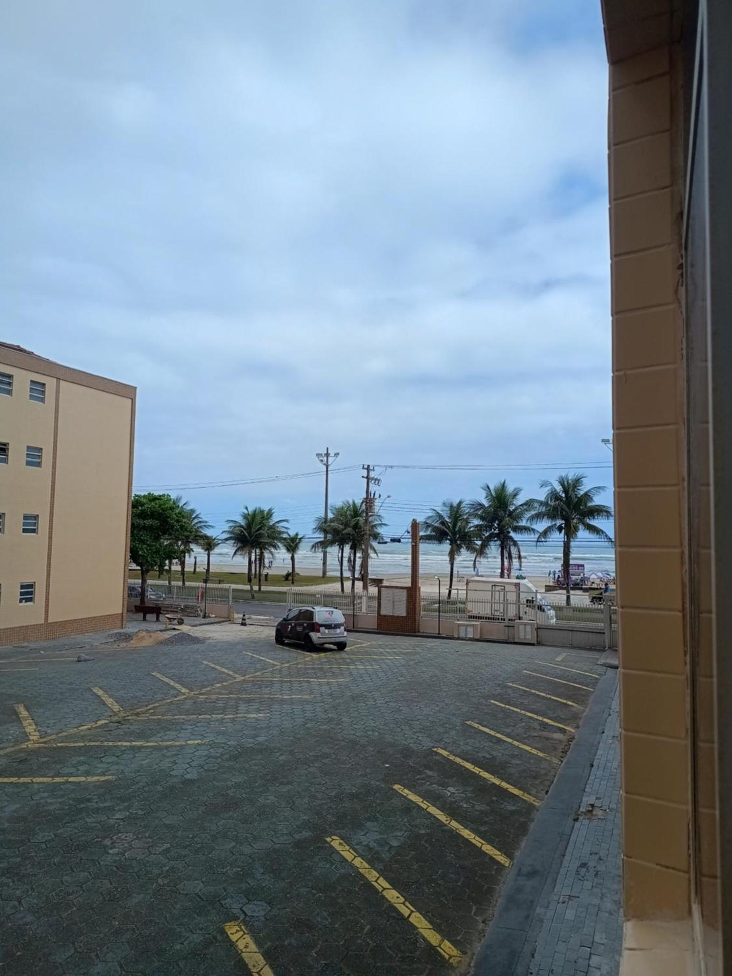 Kitnet Frente Pro Mar Em Vila Caicara, Portaria 24 Hs E Wifi Praia Grande  Exteriör bild